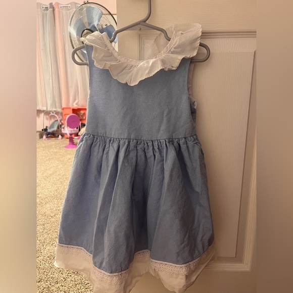 Other - Blue and White Ruffle Dress